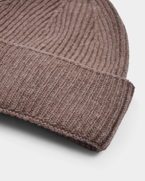 Beanie Double Turn Up 90/10 - Brown - MagliaStudio - Mössor