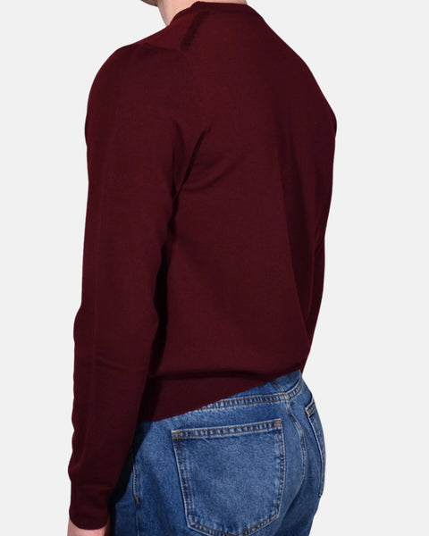 Crewneck 12 GG Merino - Wine - MagliaStudio - Knitwear