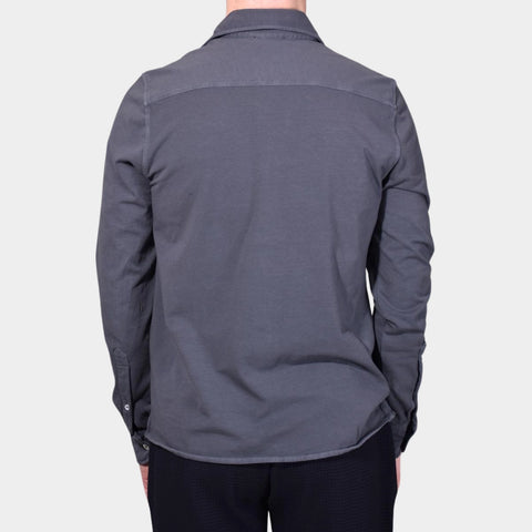 Jersey Stretch Shirt - Dark Grey - MagliaStudio - Skjortor