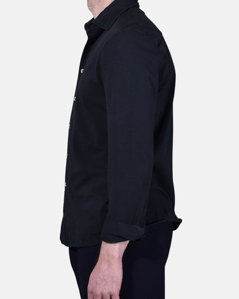 Jersey Stretch Shirt - Black - MagliaStudio - Skjortor