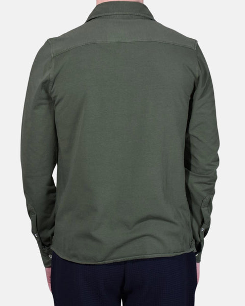 Jersey Stretch Shirt - Green - MagliaStudio - Skjortor