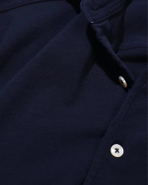 Jersey Stretch Shirt - Navy - MagliaStudio - Skjortor