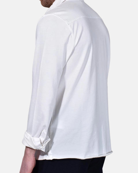 Jersey Stretch Shirt - Ecru - MagliaStudio - Skjortor