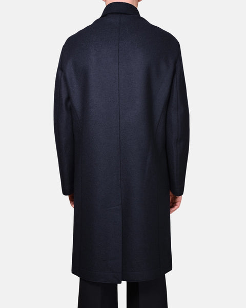 Mac Coat Boiled Wool - Navy - MagliaStudio - Rockar