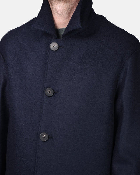 Mac Coat Boiled Wool - Navy - MagliaStudio - Rockar