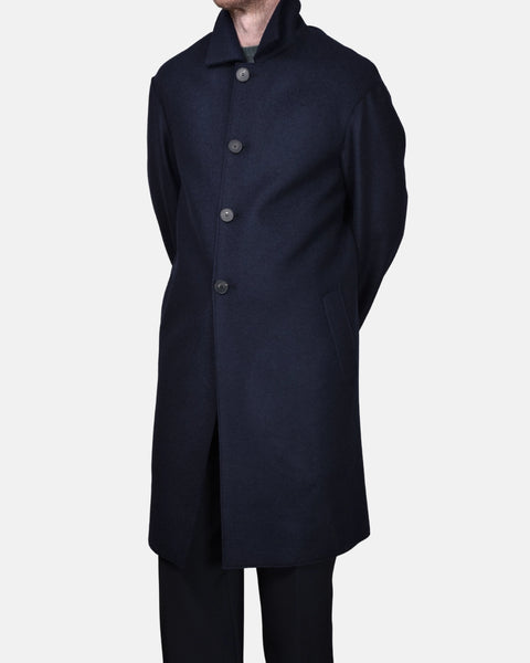 Mac Coat Boiled Wool - Navy - MagliaStudio - Rockar