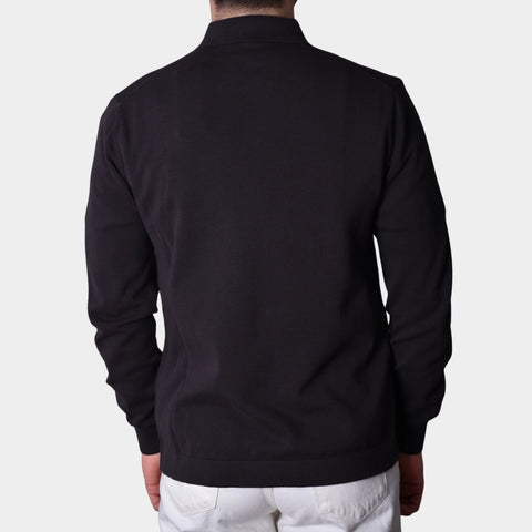 Knitted Cotton Overshirt - Brown - MagliaStudio - Knitwear
