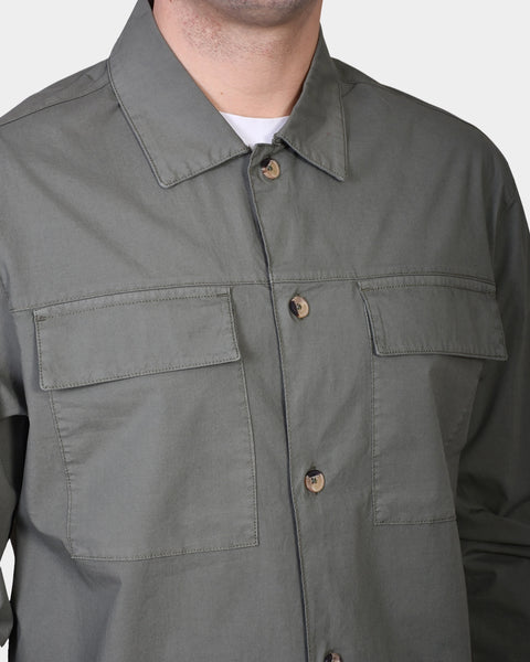 Overshirt Cotton - Green - MagliaStudio - Skjortor
