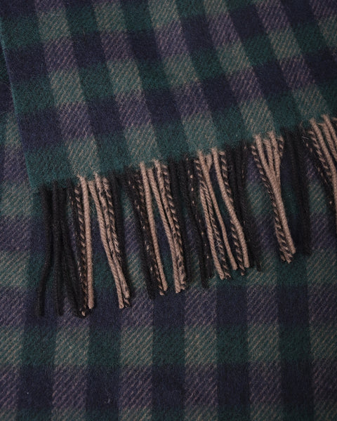 Scarf Lambswool Check - Green - MagliaStudio - Halsdukar