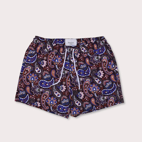 Swim Trunks - Paisley Brown - MagliaStudio - Shorts