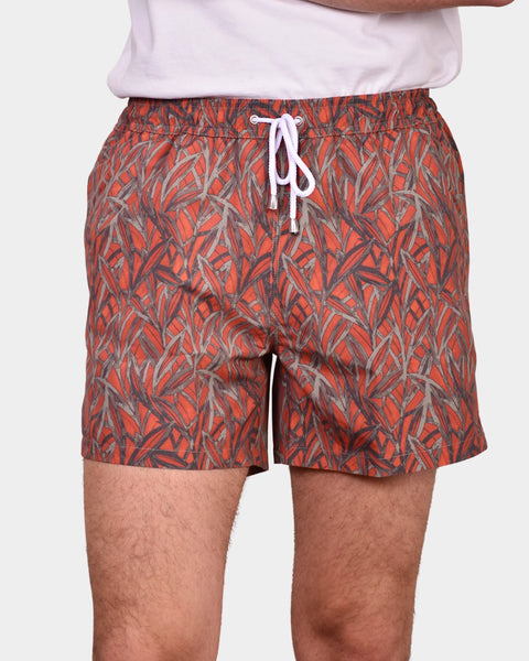 Swim Trunks Plant - Orange - MagliaStudio - Shorts