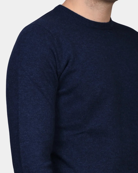 Crewneck 12 GG Cash Blend - Blue - MagliaStudio - Knitwear