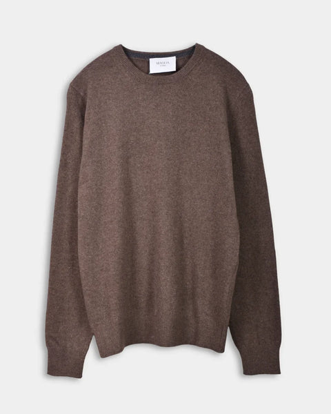 Crewneck 12 GG Cash Blend - Brown - MagliaStudio - Knitwear