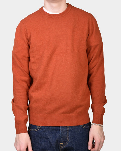 Crewneck 12 GG Lambswool - Orange - MagliaStudio - Knitwear