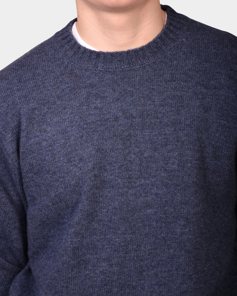 Crewneck Lambswool 7 GG - Denim - MagliaStudio - Knitwear