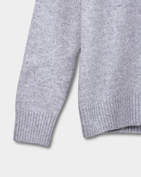 Crewneck Lambswool 7 GG - Grey - MagliaStudio - Knitwear