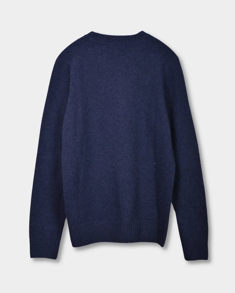 Crewneck Lambswool 7 GG - Navy - MagliaStudio - Knitwear