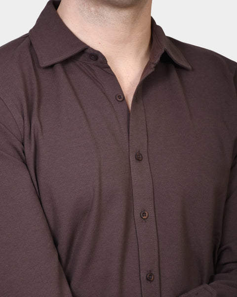 Polo Shirt Pique - Moka - MagliaStudio - Skjortor