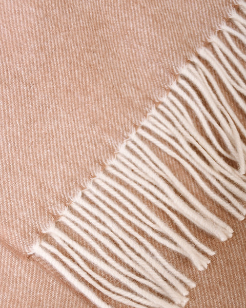 Scarf Lambswool Twill - Camel - MagliaStudio - Halsdukar