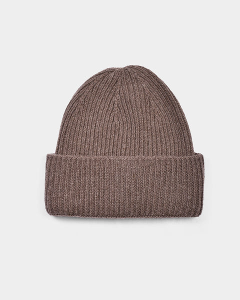 Beanie Double Turn Up 90/10 - Brown - MagliaStudio - Mössor