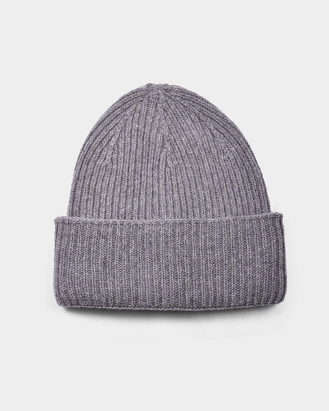 Beanie Double Turn Up 90/10 - Grey - MagliaStudio - Mössor