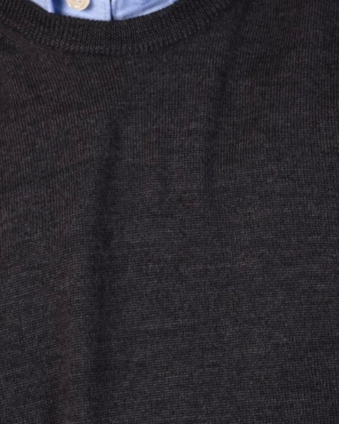 Crewneck 12 GG Merino - Antracit - MagliaStudio - Knitwear