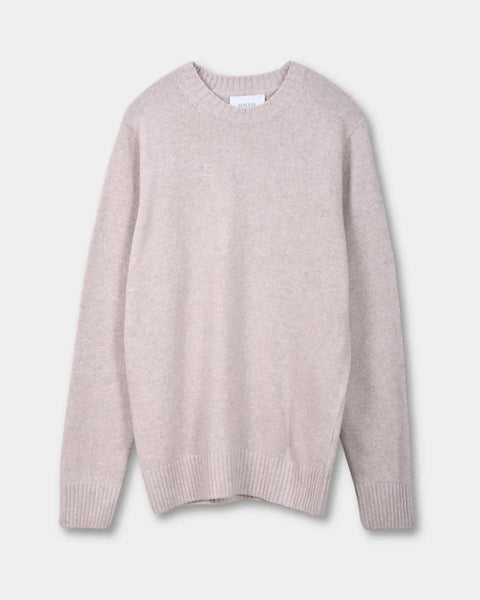 Crewneck Lambswool 7 GG - Beige - MagliaStudio - Knitwear