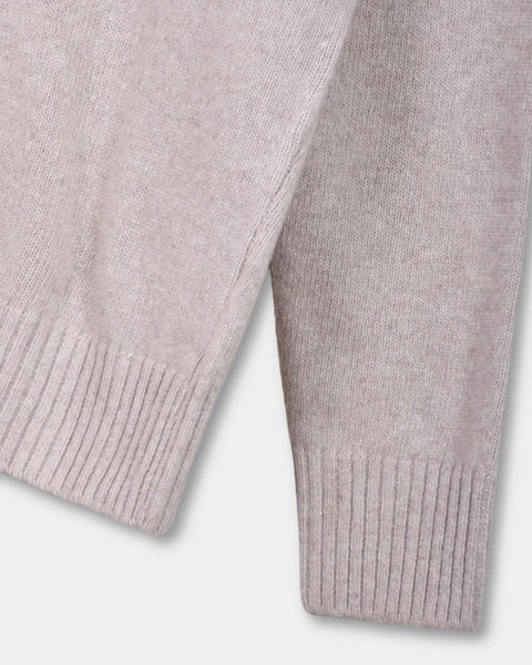 Crewneck Lambswool 7 GG - Beige - MagliaStudio - Knitwear
