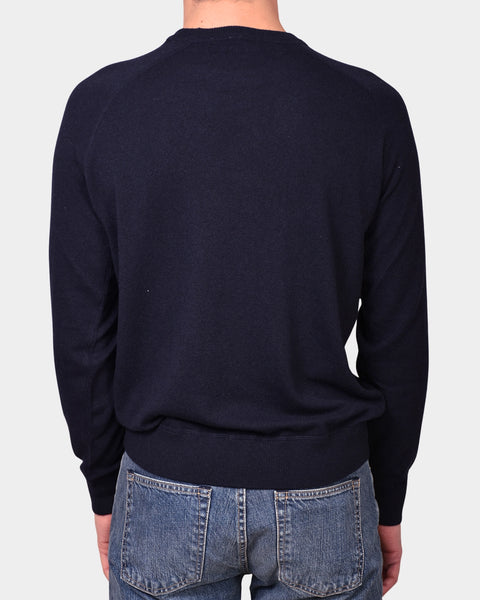 Crewneck Raglan Merino Cashmere - Navy - MagliaStudio - Knitwear