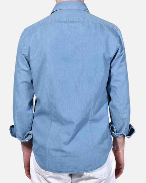 Denim Shirt - Light Indigo - MagliaStudio - Skjortor