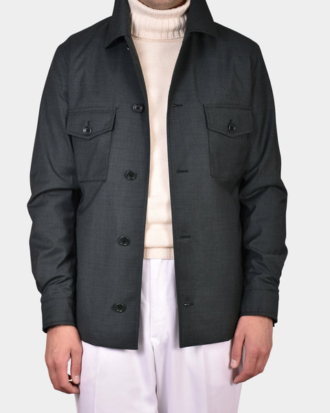 Jacket Loro Piana Green Storm System - Green - MagliaStudio - Jackor