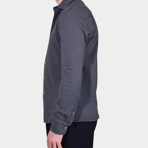 Jersey Stretch Shirt - Dark Grey - MagliaStudio - Skjortor