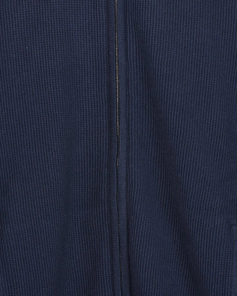 Knitted Fullzip Jacket - Navy - MagliaStudio - Knitwear