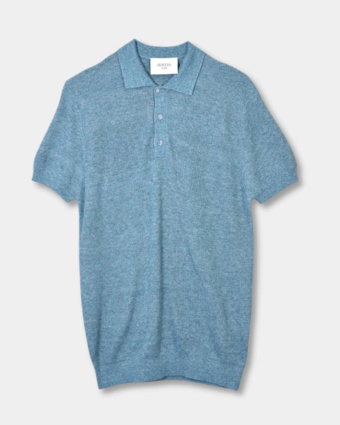 Knitted SS polo-Minto