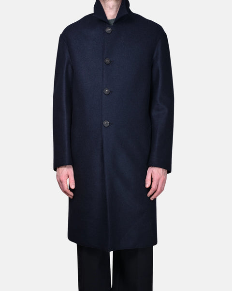 Mac Coat Boiled Wool - Navy - MagliaStudio - Rockar