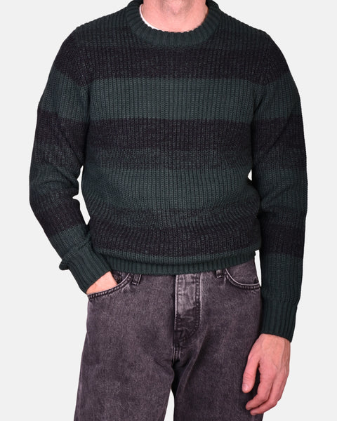 Crewneck 5 GG - Bottle Green - MagliaStudio - Knitwear