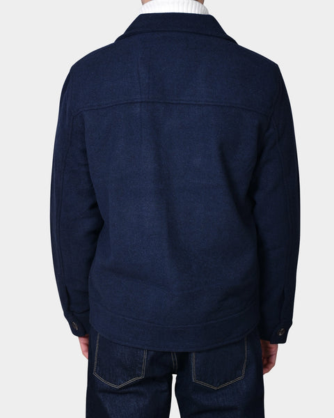 OVERSHIRT POCKETS WOOL/BLEND - Navy - MagliaStudio - Skjortor