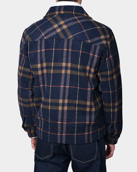Overshirt Check - Navy Beige - MagliaStudio - Skjortor