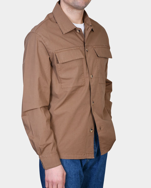 Overshirt Cotton - Brown - MagliaStudio - Skjortor