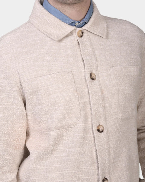 Overshirt Fullbutton - Ecru - MagliaStudio - Skjortor