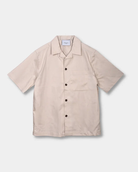 Overshirt Short Sleeve - Crema - MagliaStudio - Skjortor