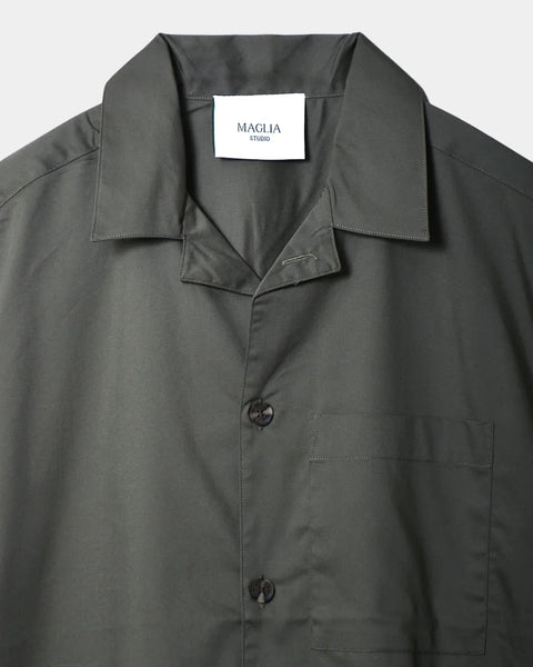 Overshirt Short Sleeve - Green - MagliaStudio - Skjortor
