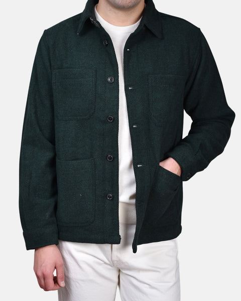 Overshirt Wool Mix - Green - MagliaStudio - Skjortor