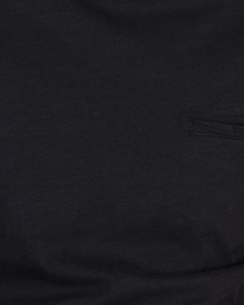 Pocket Tee Slub - Black - MagliaStudio - T-Shirt