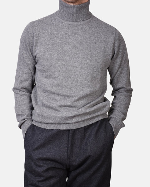 Rollneck Cash/Blend - Grey - MagliaStudio - Knitwear