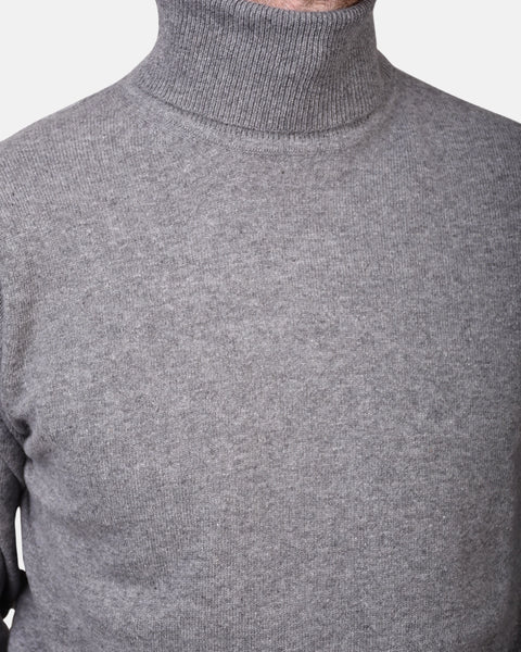 Rollneck Cash/Blend - Grey - MagliaStudio - Knitwear