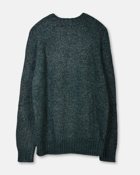 Raglan Knitted Wool Alpaca - Green - MagliaStudio - Knitwear