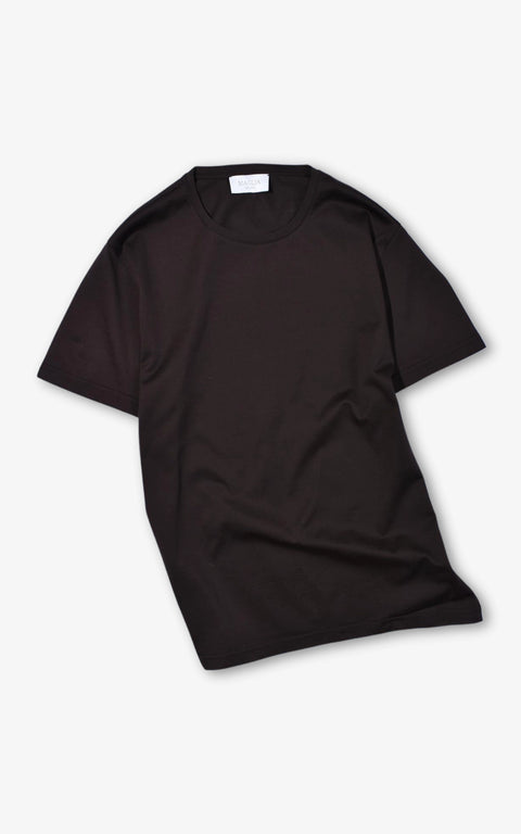 T-Shirt Mercerized Cotton - Brown