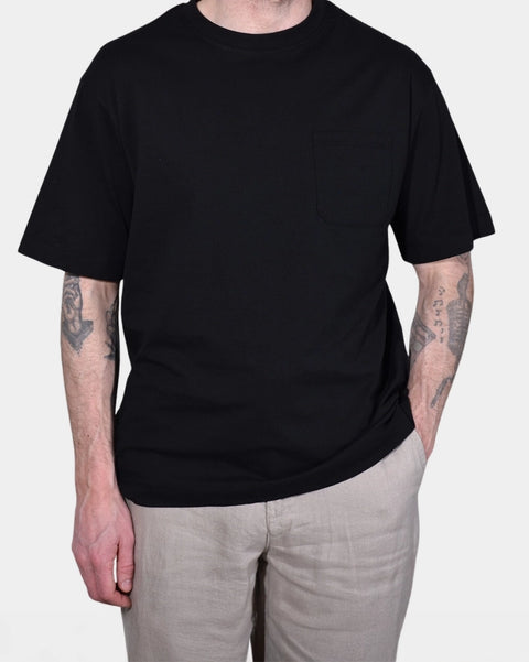 T-shirt Oversize Pocket - Black - MagliaStudio - T-Shirt