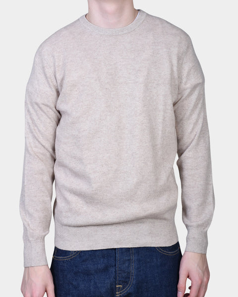 Crewneck 12 GG Lambswool - Sand - MagliaStudio - Knitwear